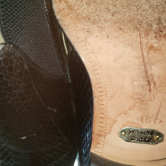Genuine Snakeskin Ankle Boot - Picture 5 of 5